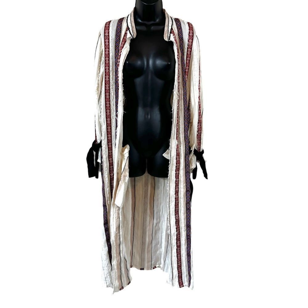 ZARA LONGLINE BOHO DUSTER - Picture 2 of 16